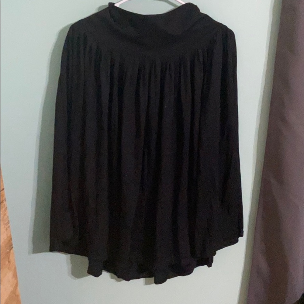 High rise a line skirt